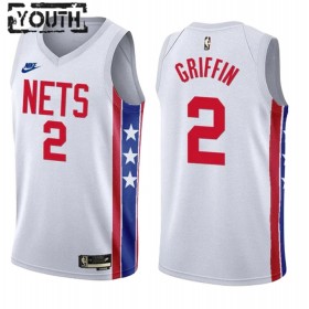 Barn Brooklyn Nets Tröja Blake Griffin 2 2022-23 Classic Edition Vit Swingman